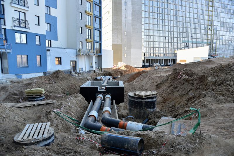 Sewage Line Installation